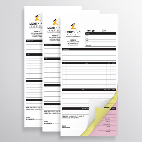 NCR Forms - 3 Part