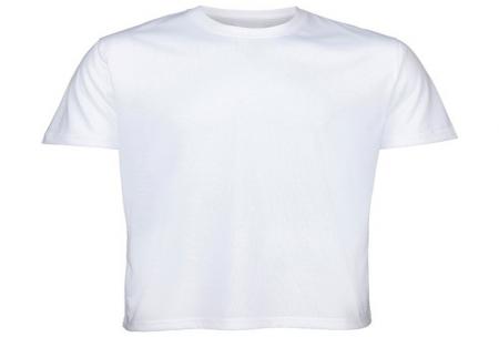 Printed 100% Cotton White T-Shirt